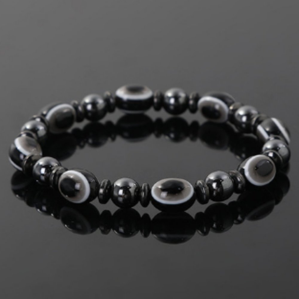 Evil Eye Bracelet,Magnetic Hematite Bracelet,Magnetic Evil Eye Bracelet,Hamsa